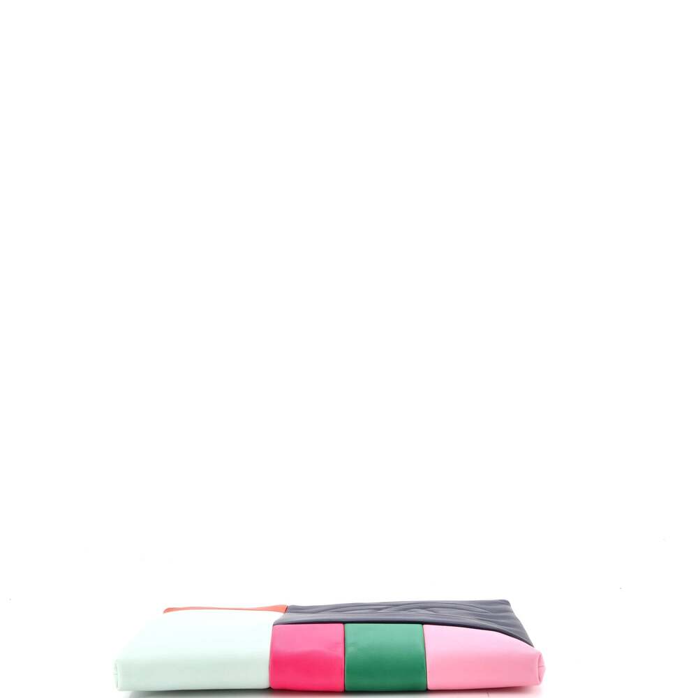 Chanel O Case Clutch Colorblock Leather #250885C14B - Picture 6 of 7